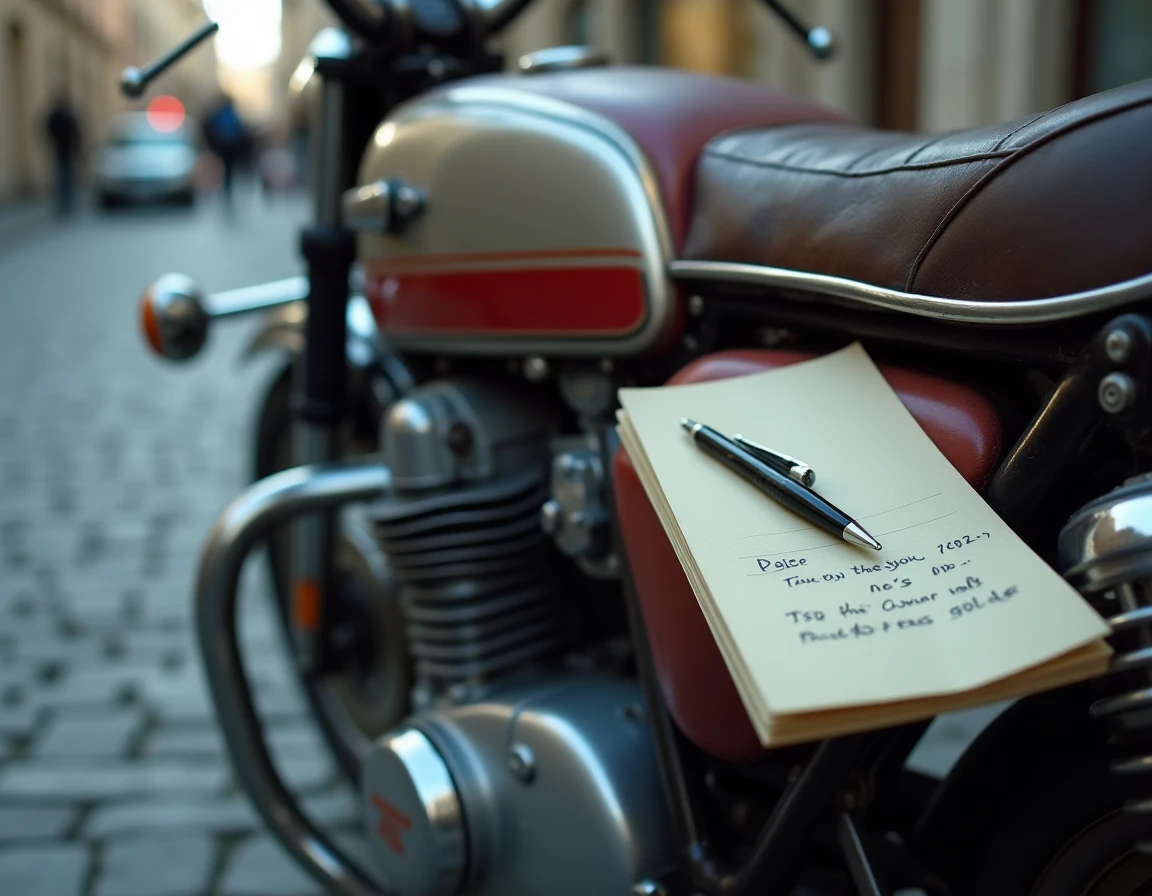 Détail d'une Yamaha RD350LC d'occasion avec notes de prix pour négociation