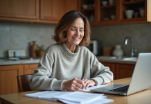 Extension de garantie : ce qu’elle couvre et comment en profiter Femme souriante examinant des documents de garantie à la maison