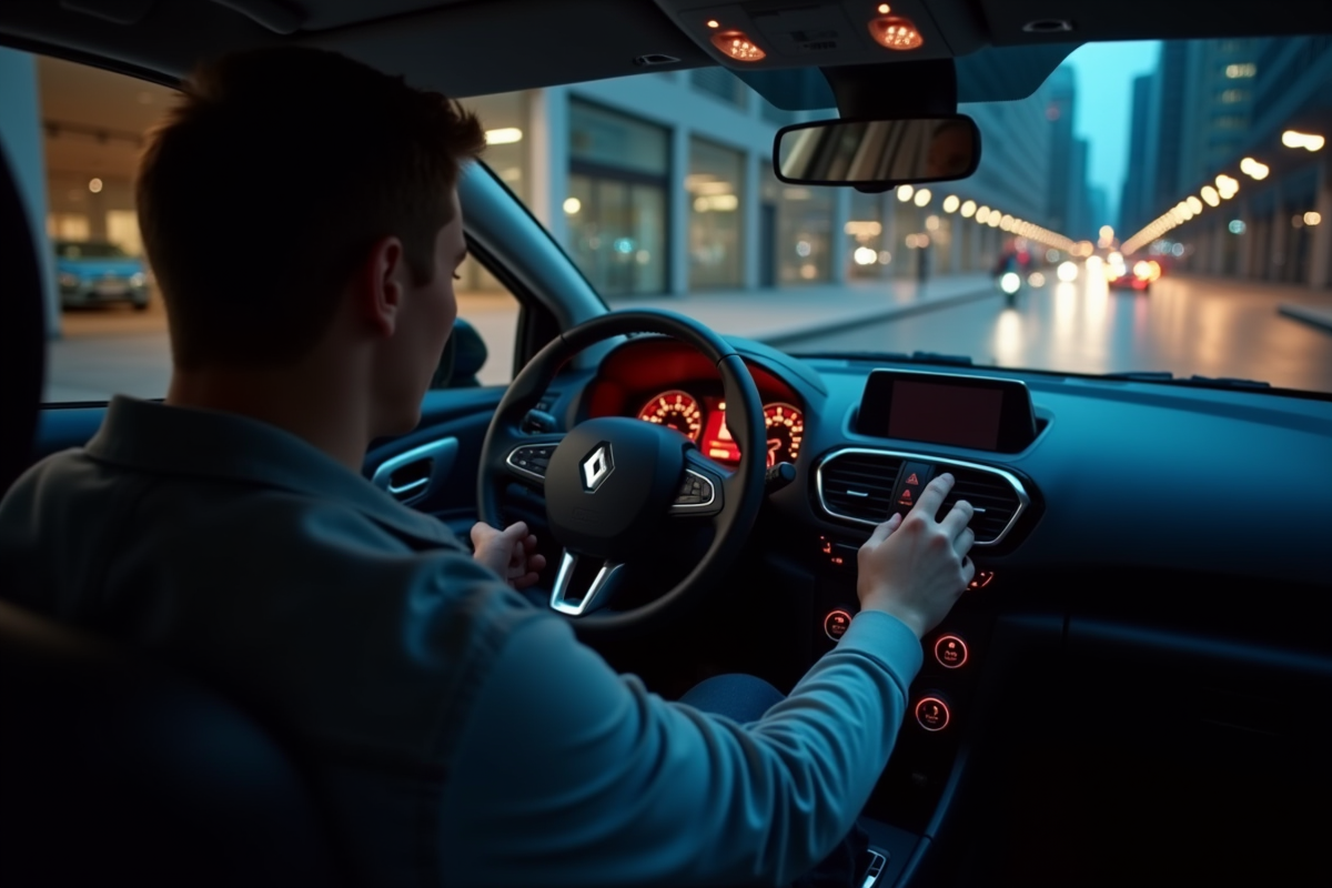 Activation des feux automatiques sur Clio 4 : procédure étape par étape