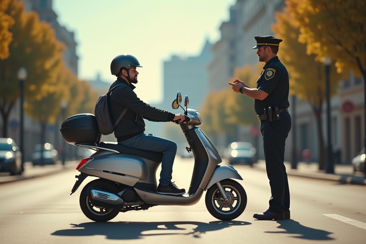 scooter conduite