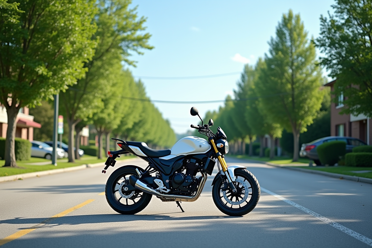 moto stationnement