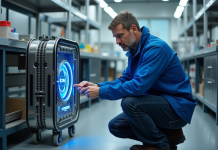 Avenir de la pile à combustible : perspectives et innovations à venir Ingénieur en laboratoire examinant une pile à hydrogène