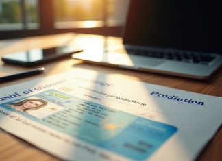 Relevé intégral, lettre 48N ou 48M : comment les obtenir facilement en France ? Permis de conduire français et lettre officielle sur un bureau